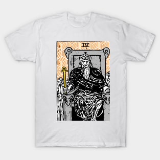 The Emperor - A Geometric Tarot Print T-Shirt